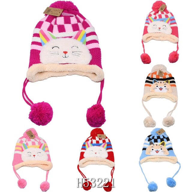 Kid's Fleece Lined Hat
