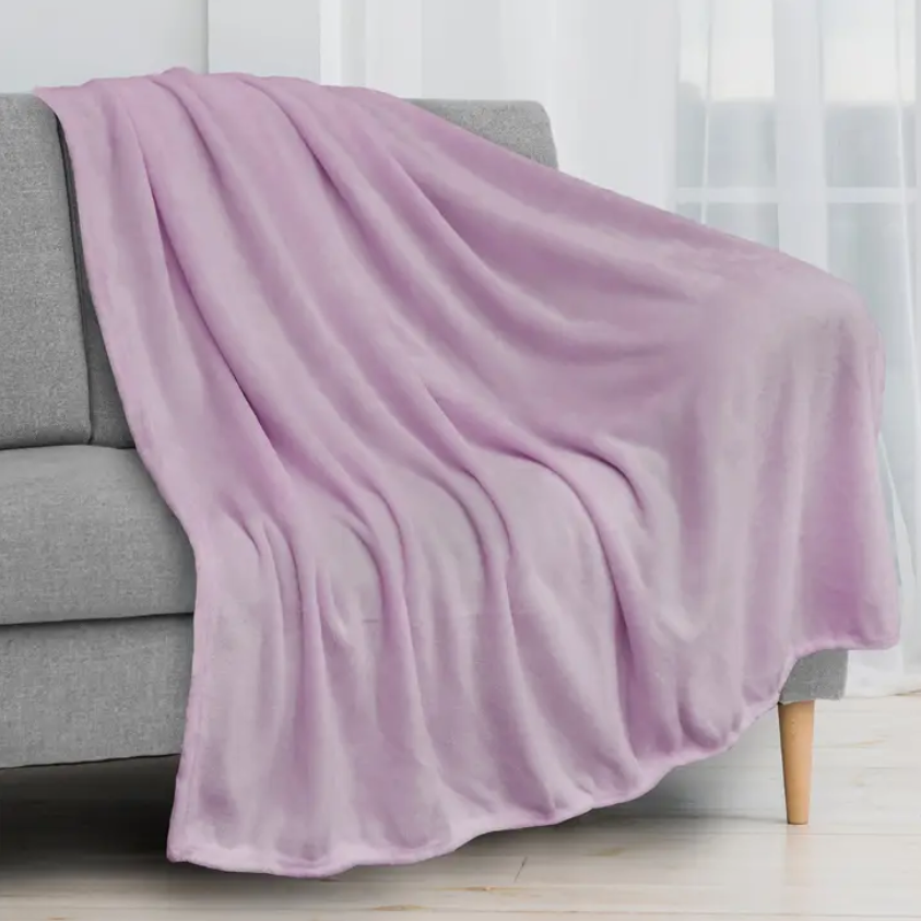 Lavender Classic Fleece Throw 50" x 60"