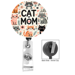 Cute Cat Mom Badge Reel