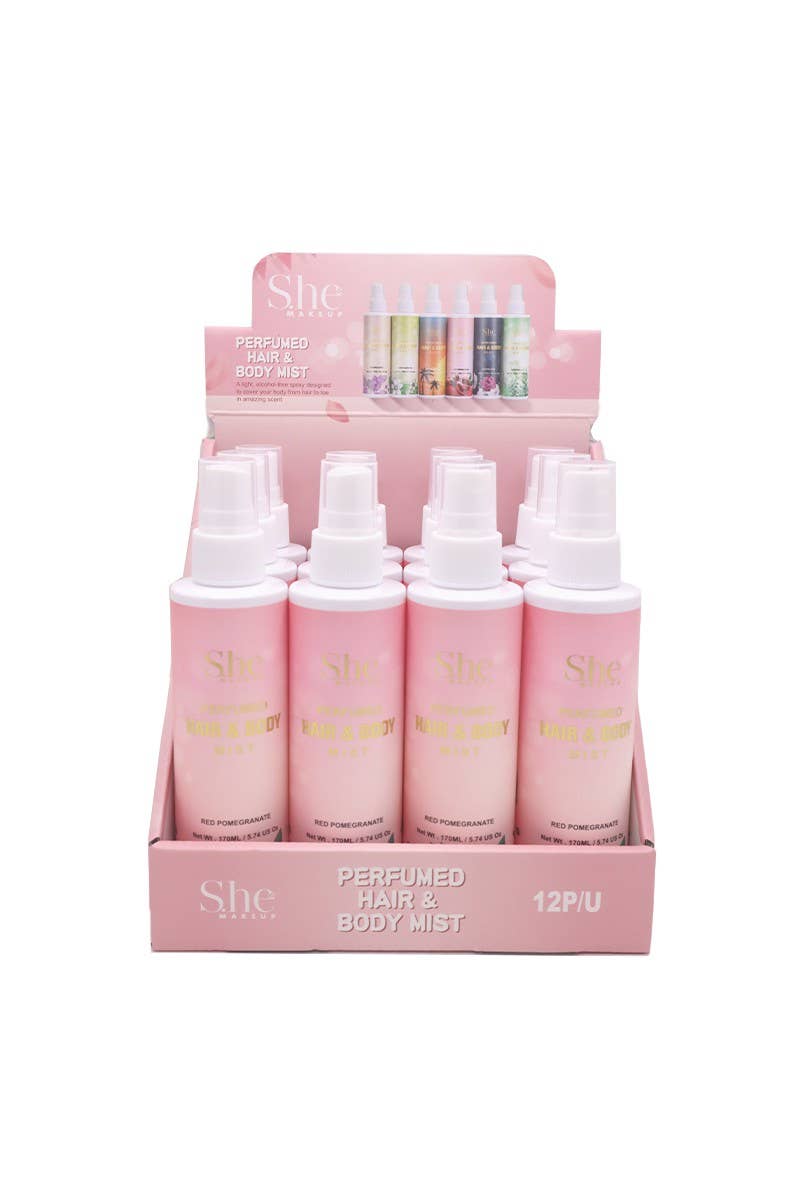 Makeup She BM06 Perfumed Hair & Body Mist Pomegranate