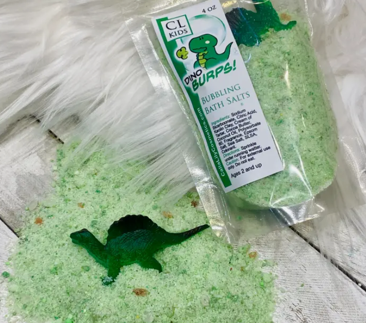 Dino Burps Bubbling Bath salts