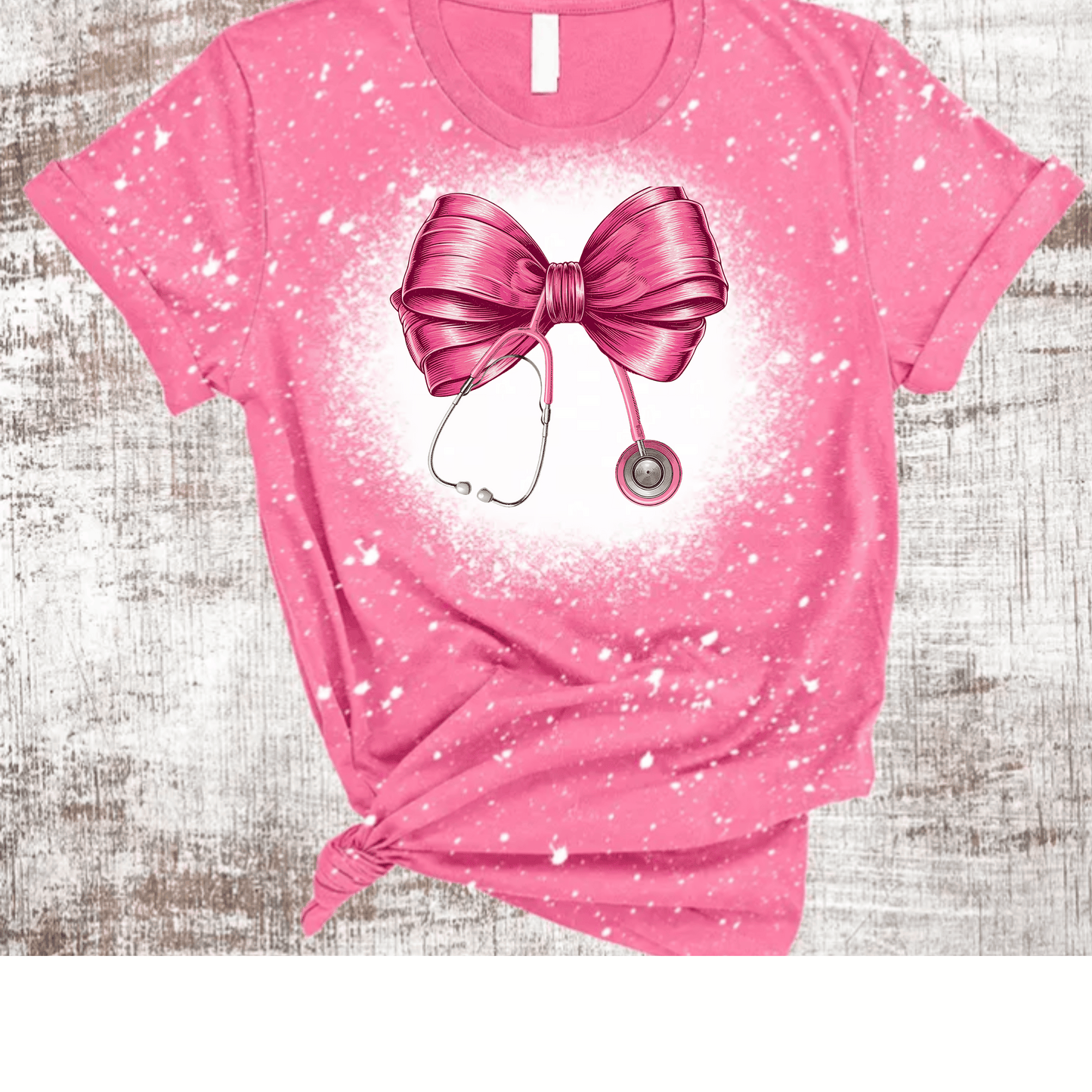 Coquette Nurse Bleached T-Shirt