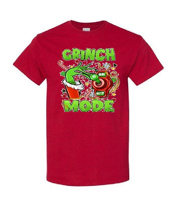 Grinch Mode Short Sleeve T- Shirt