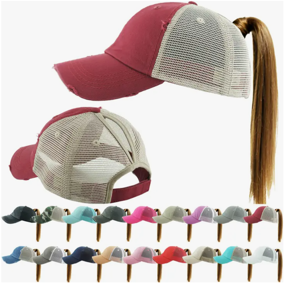 Ponytail Mesh Back Cap