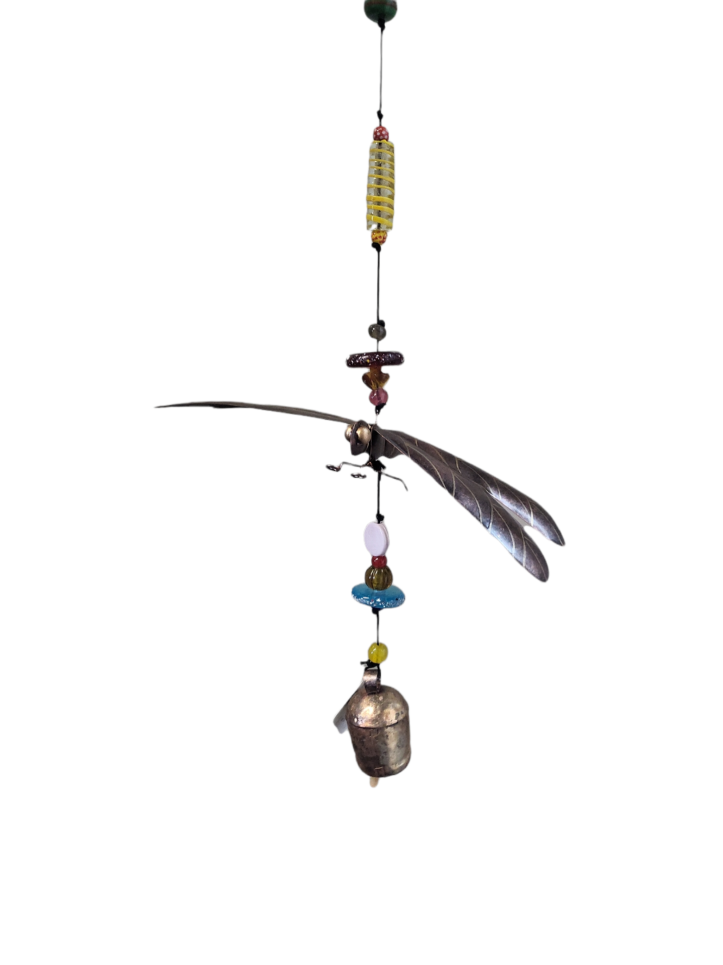 Regal Dragonfly with Beads &Bell