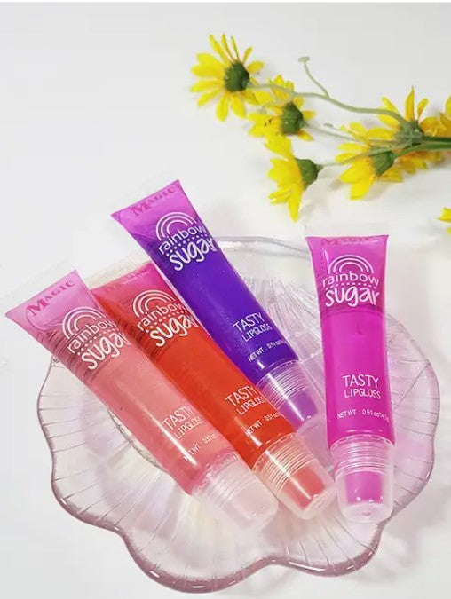 Solid Color Rainbow Sugar Lip gloss