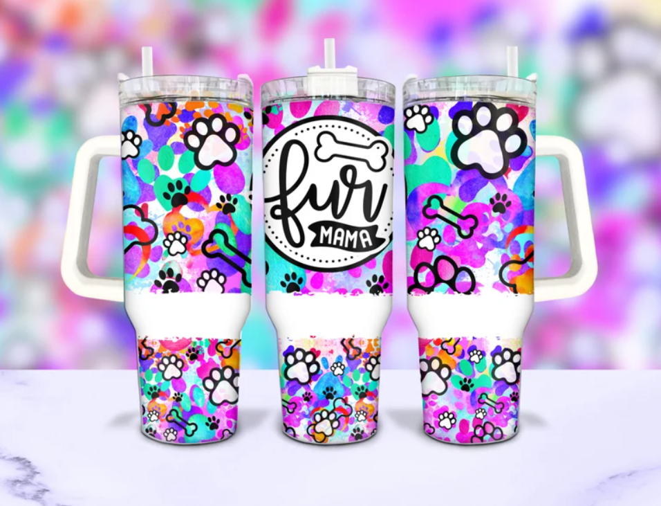 40 oz Fur Mama Tumbler