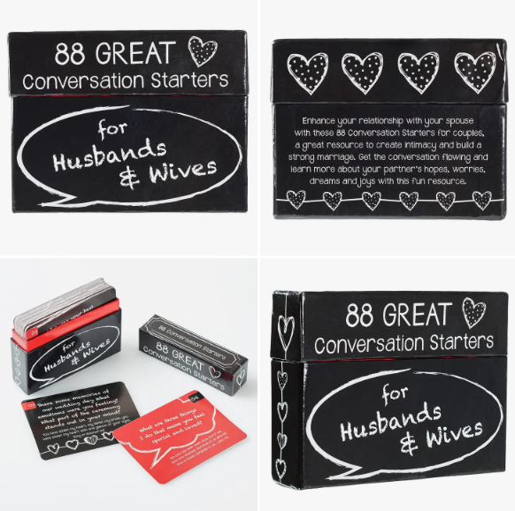 88 Great Conversation Starters For Husbands & Wives