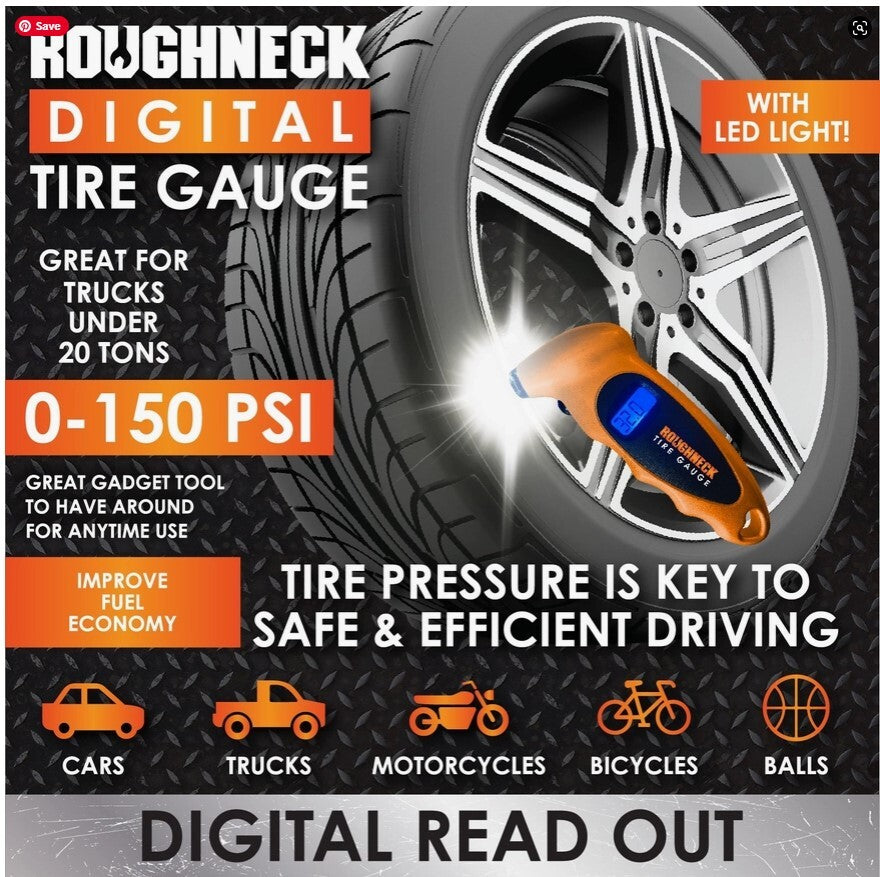 Roughneck Digital Tire Gauge