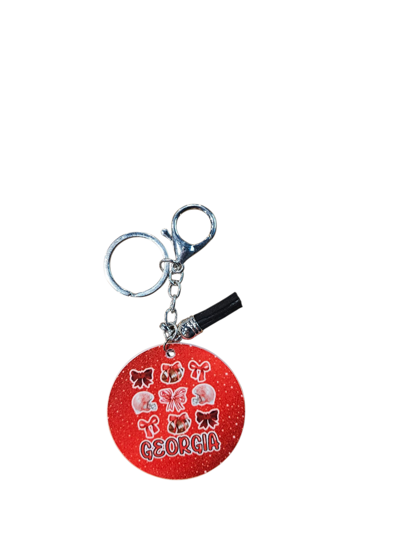 Georgia Coquette Key Chain with Tassel