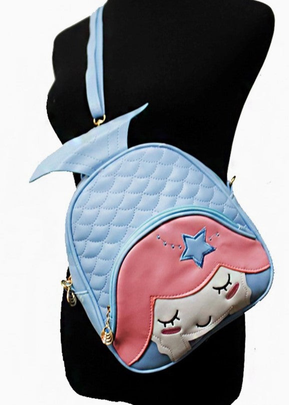 Quilted Mini Mermaid Back Pack