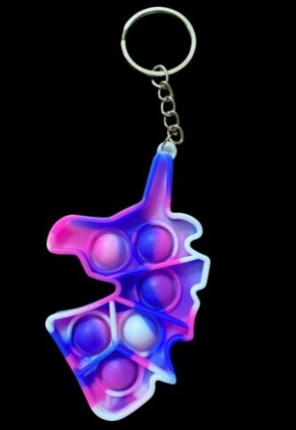 Pop It Unicorn KeyChain