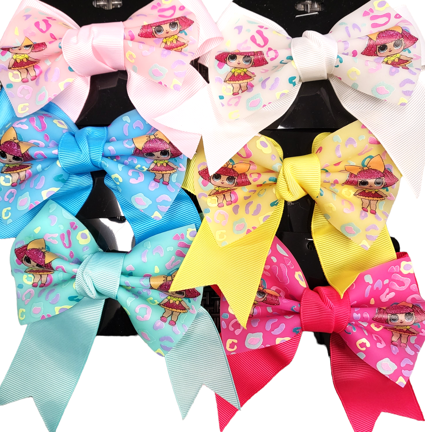 Grosgrain Bow with Silicone LOL Bow
