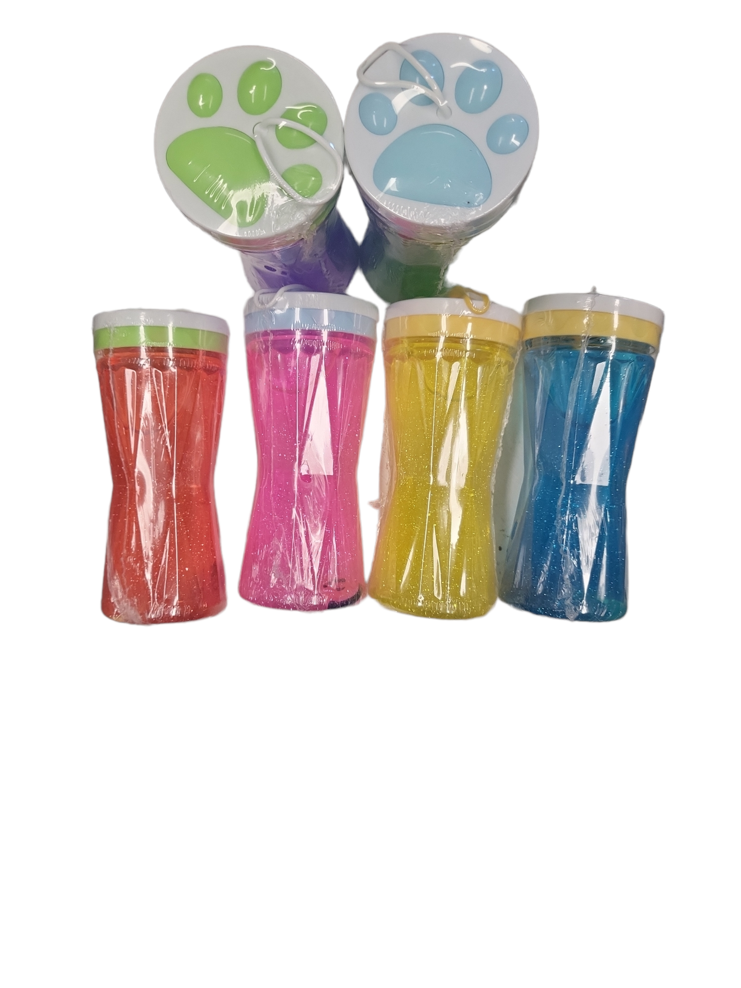 Paw Print Glitter Slime