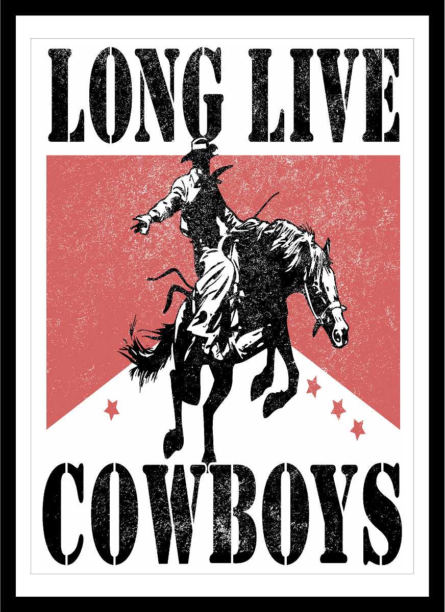 Long Live Cowboys Vinyl Decal