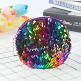 Round Sequin Coin Bag BP Clip