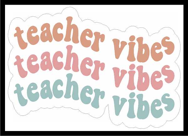 Retro Wave Teacher Vibes