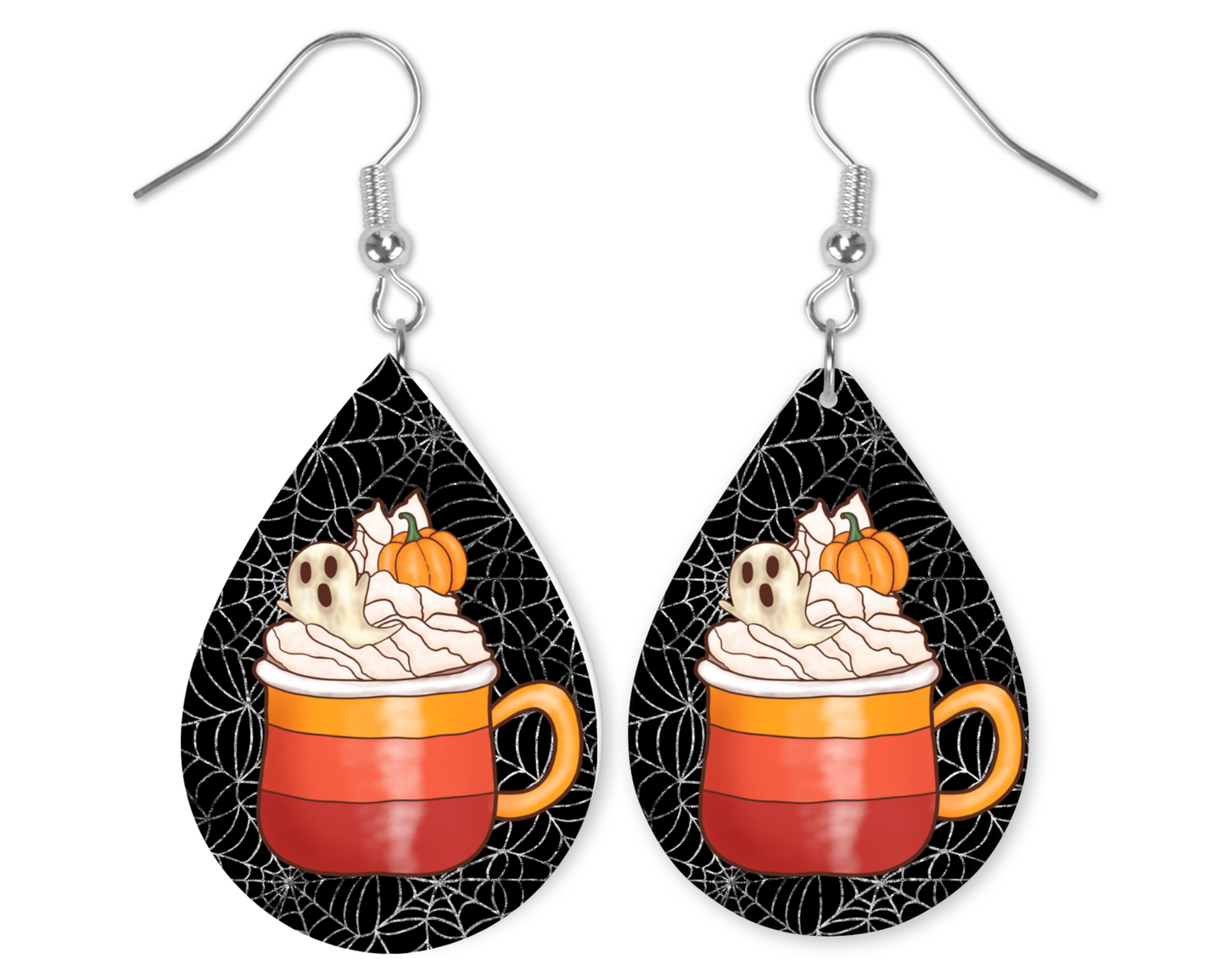 Cup Of Boos Tear Drop Earrings