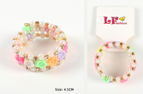 Little Girl Daisy Wrap Bracelet