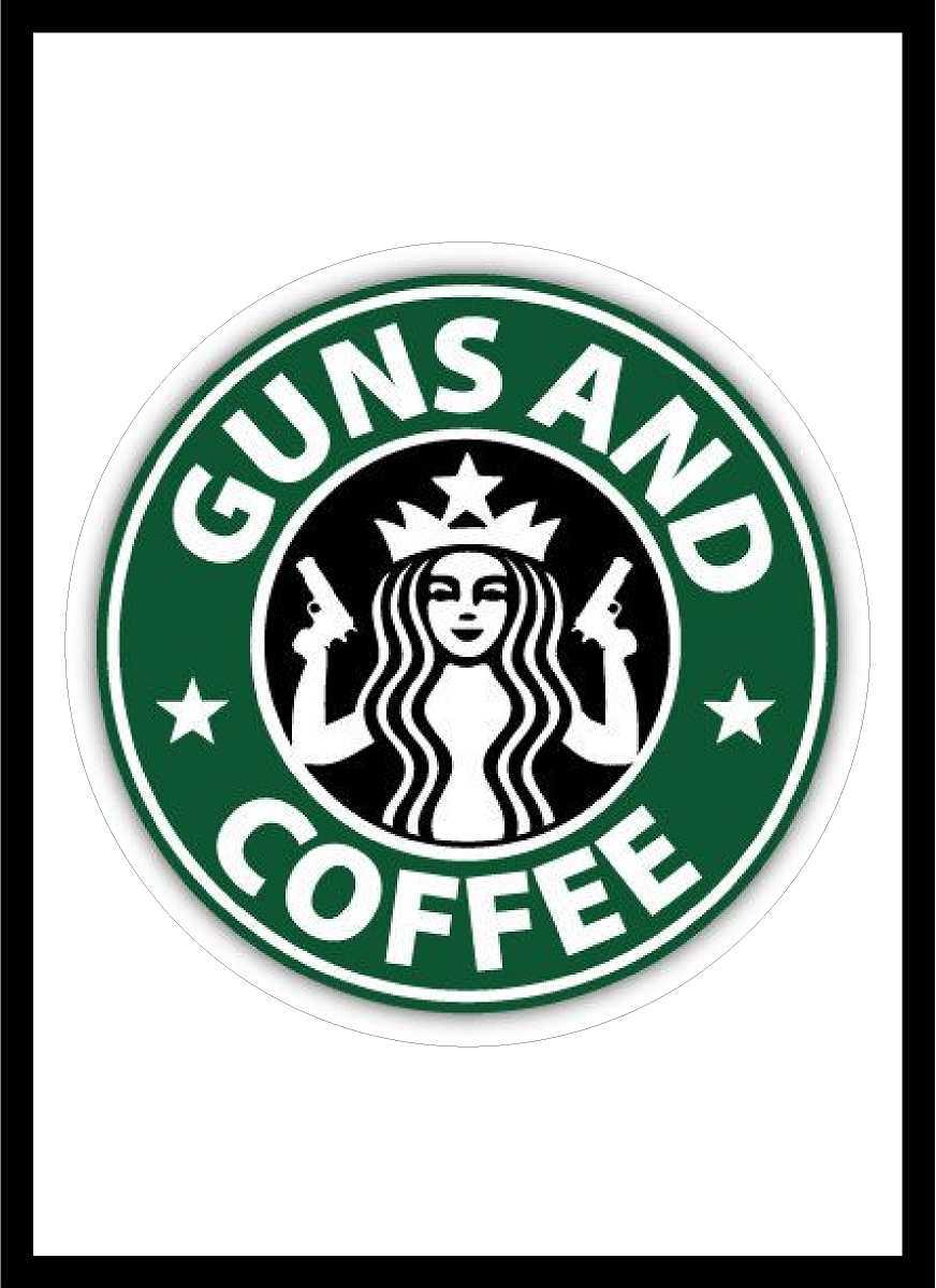 Guns and Coffee Decal