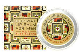 Beeswax Lip Balm For Men with Shea Butter