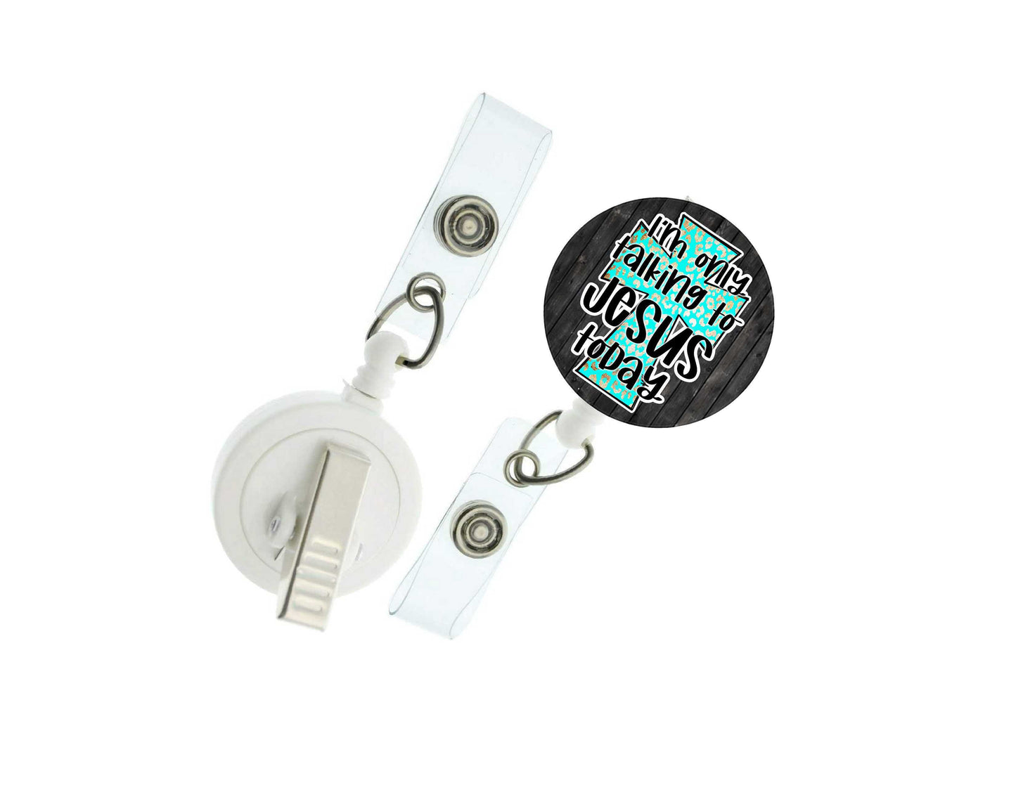 I'm Only Talking To Jesus Today Badge Reel