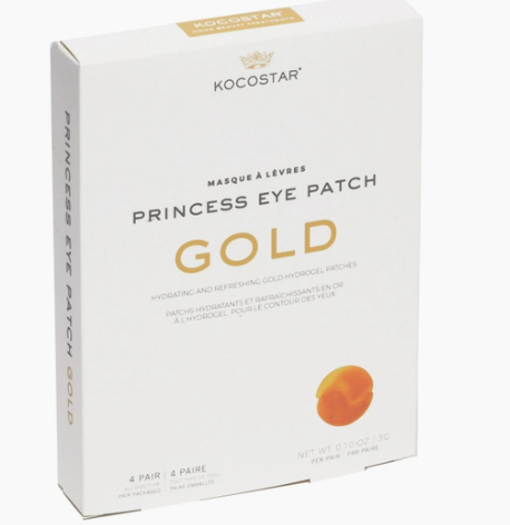 Gold Princess Eye Patch -4 pairs
