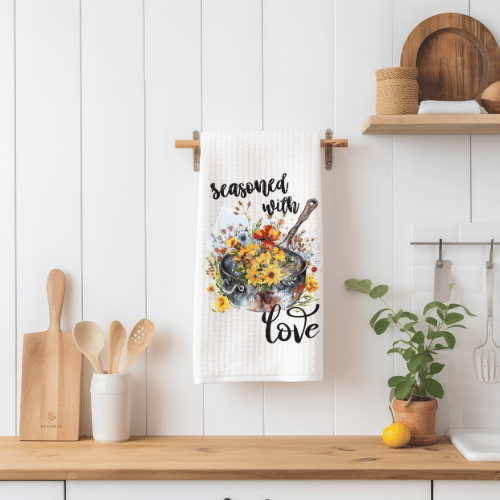 Seasoned With Love Tea Towel
