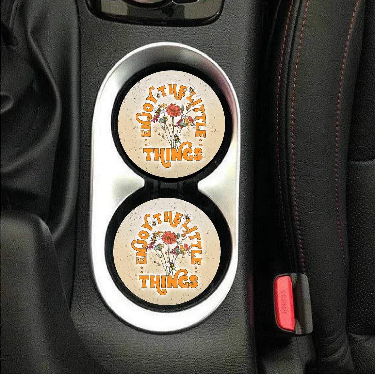 Enjoy The Little Things Car Coasters