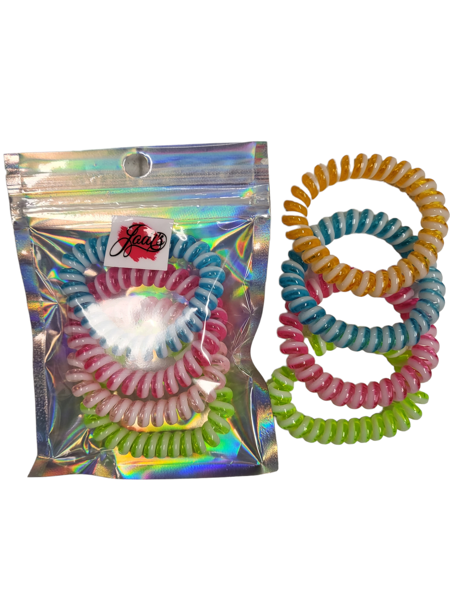 Set of 4 Bright w/White Stripe HC