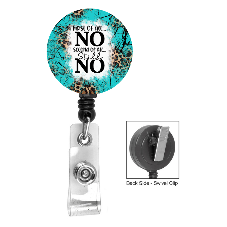 First Of All.. No Second Of Al.. Still No Turquoise Leopard Badge Reel