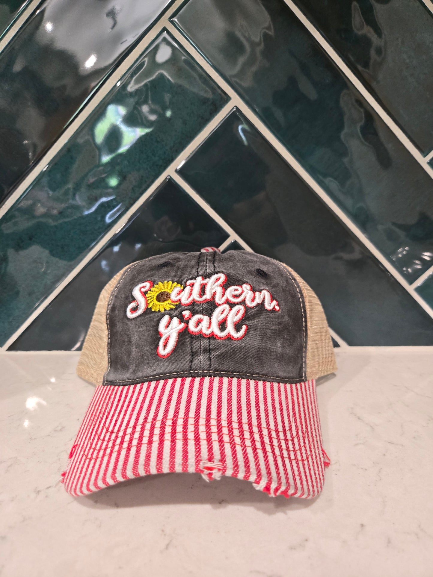 Southern Y'all mesh Back Baseball Cap