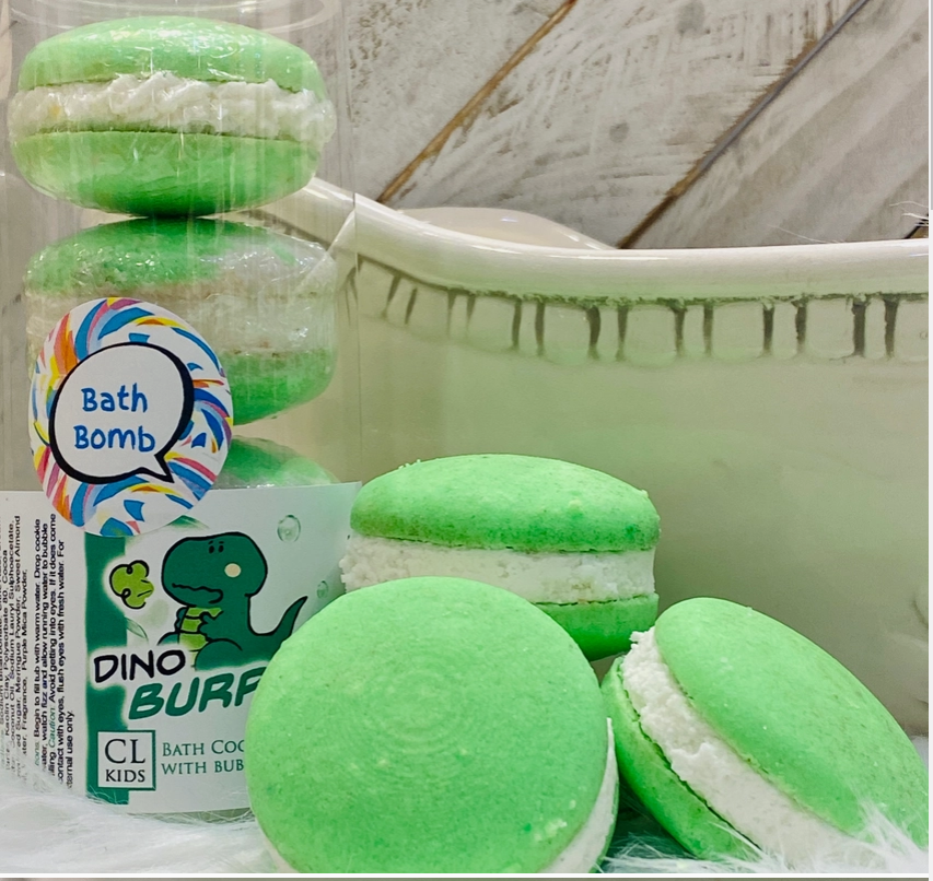 Dino Burps Bath Cookies