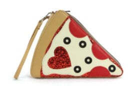 Pepperoni Pizza Slice Wristlet