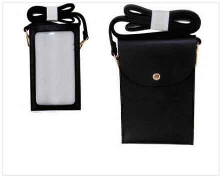 Blk Cell Phone/Crossbody Handbag