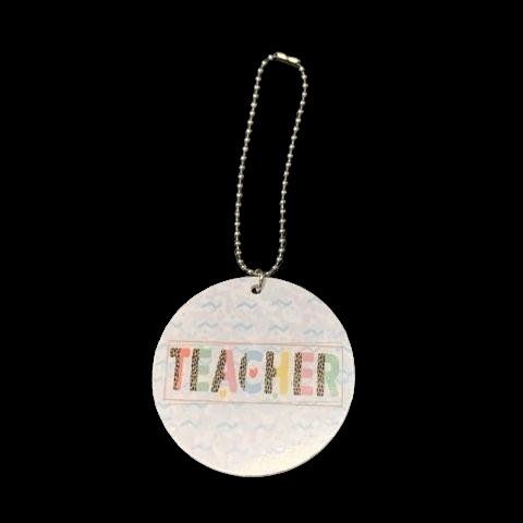 Leopard & Color teacher Wave Car Charm