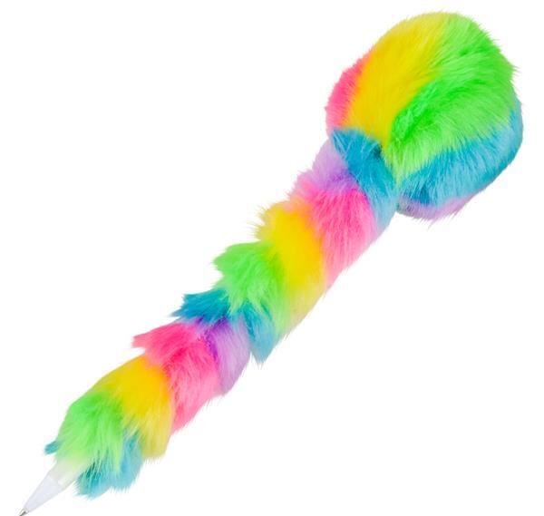 Rainbow Pom Pom Pen