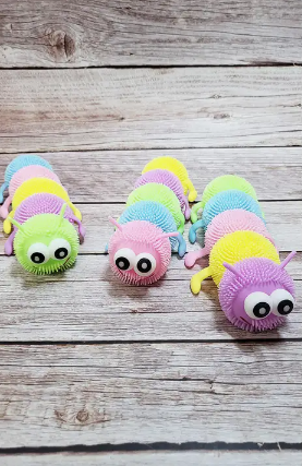 Light Up Caterpillar Squishy Toy