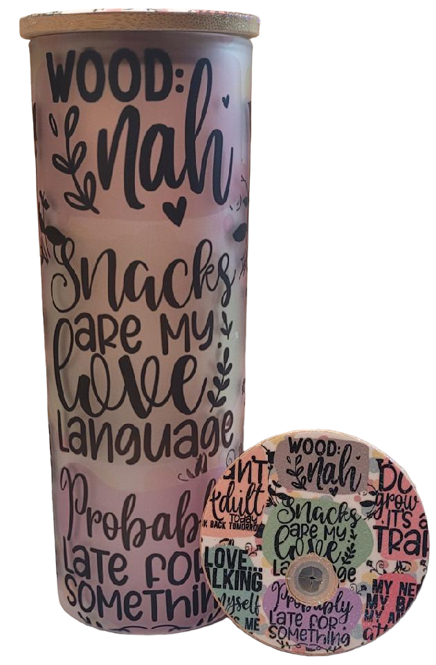 Funny Quotes 25 oz Libby Glass tumbler