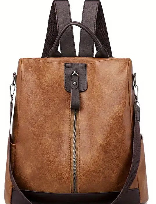 Vintage Design Zipper Back Pack