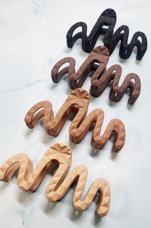 Matte Color Hair Claw Clip