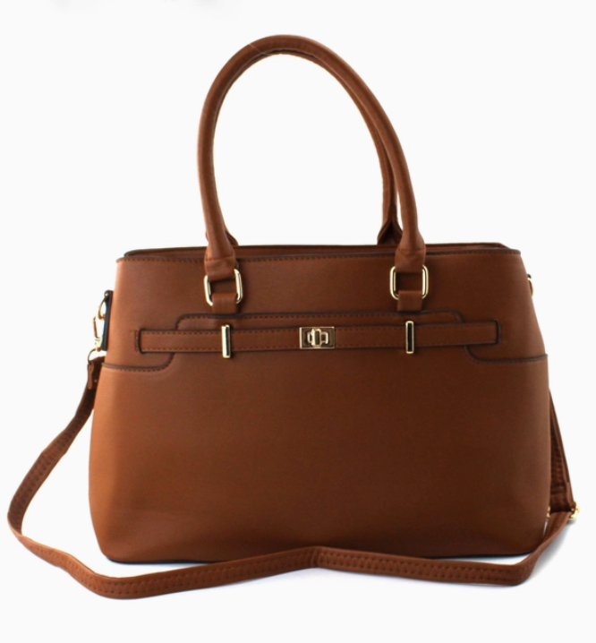 Classic Satchel Bag with Strap