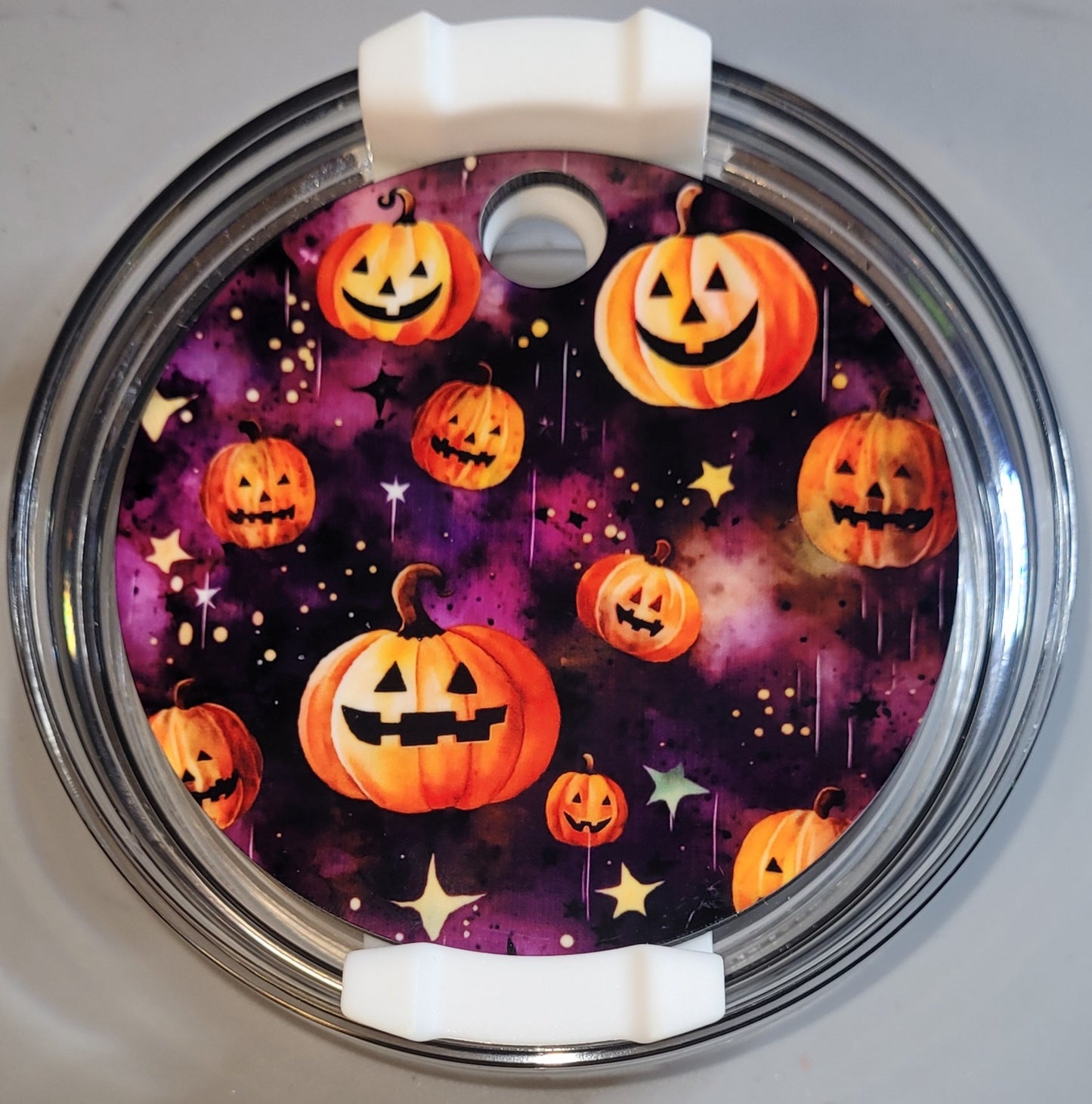 Floating Jack O Lantern MDF Sublimation Topper