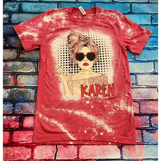 OK Karen Bleached T-Shirt