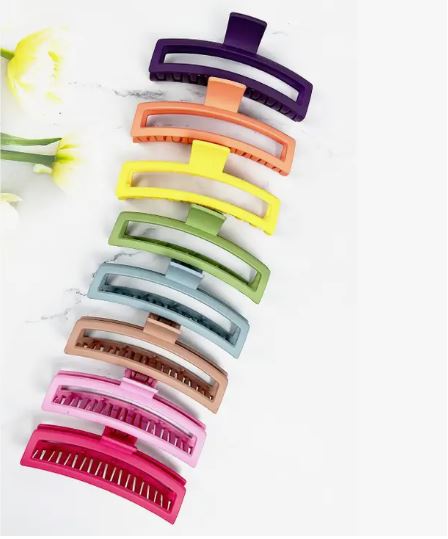 Jumbo Minimalist Rectangle Hair Jaw Clip