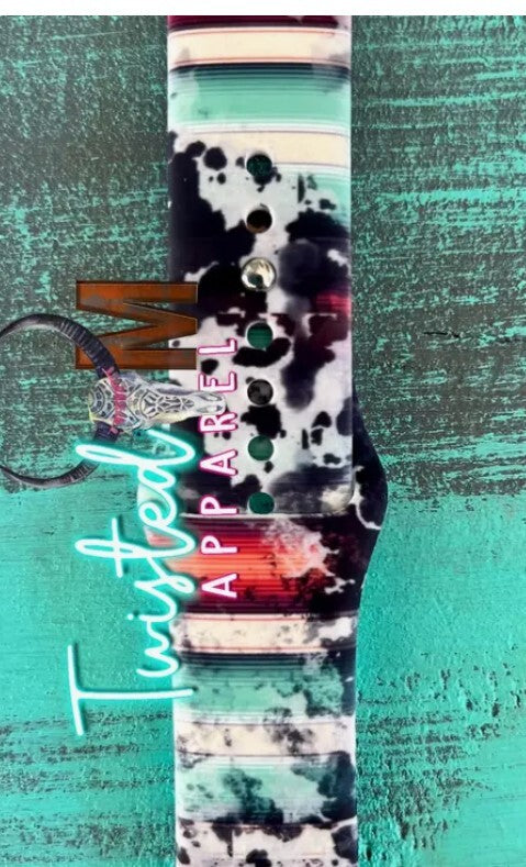 Serape Cow Watch Band