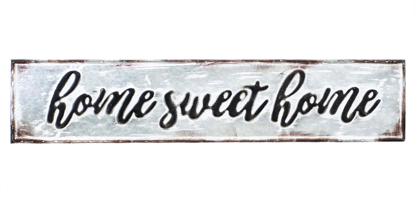 Galvanized Home Sweet Home Sign