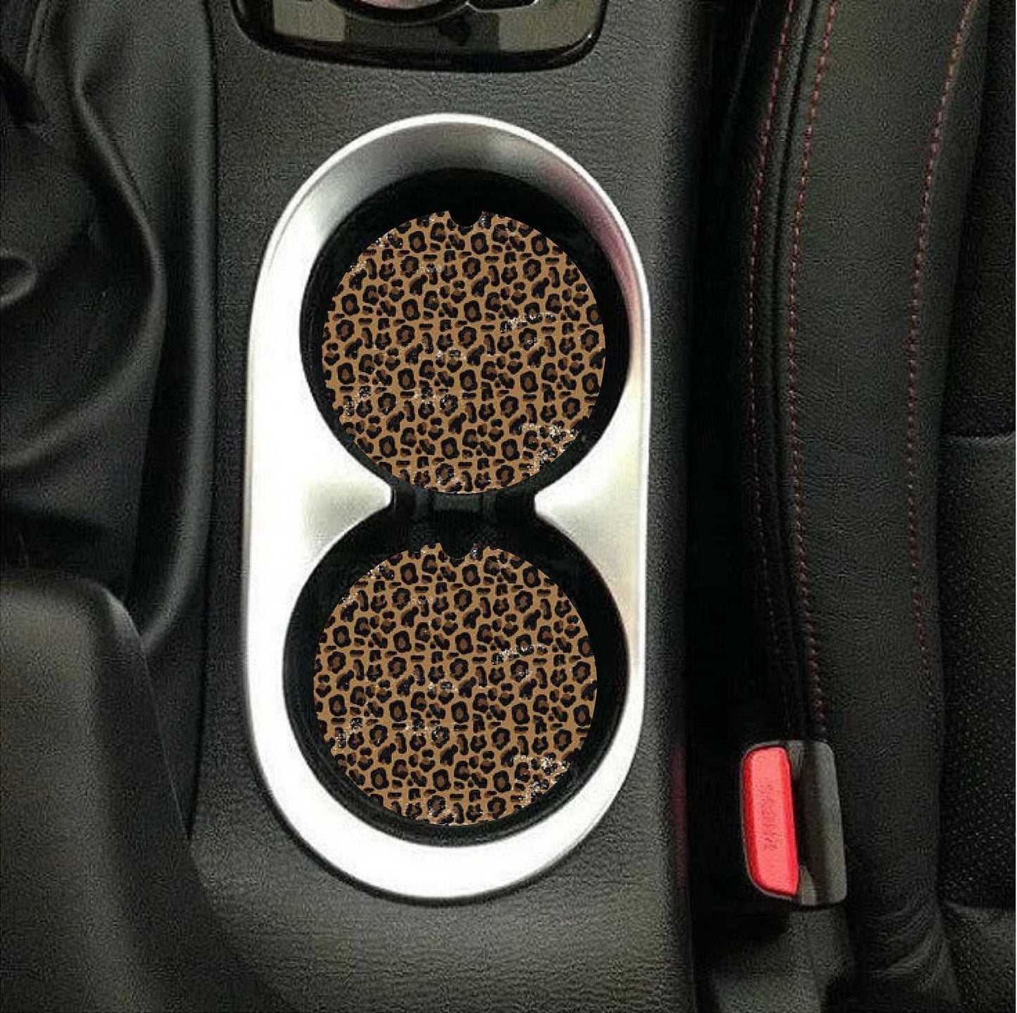 Leopard Car Coasters