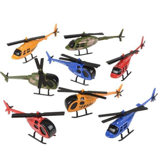 3.5" DIE-CAST HELICOPTER ASSORTMENT