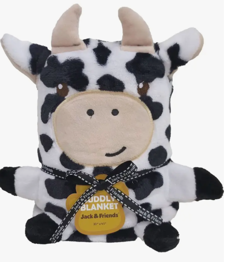 Cow Cuddly Blanket